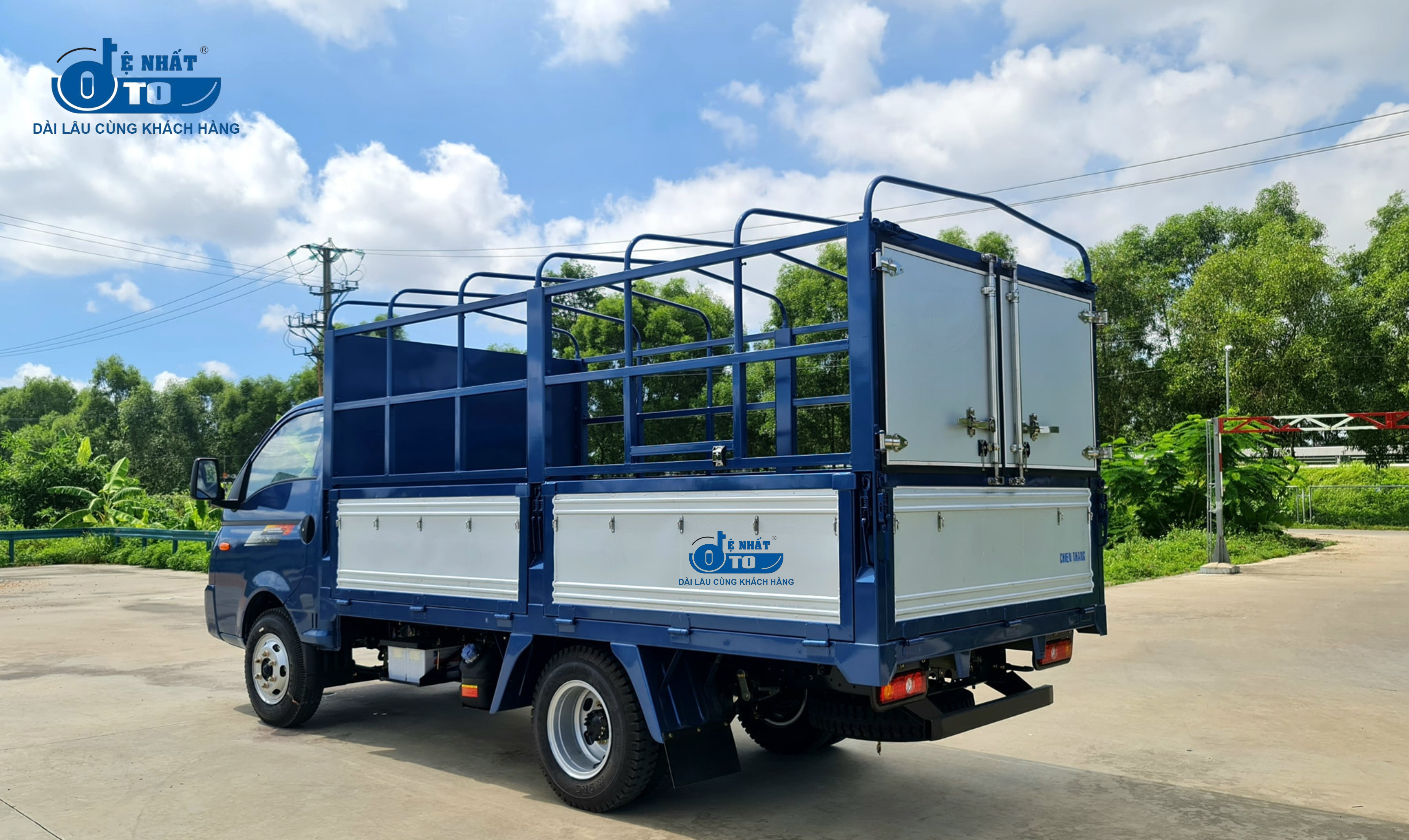 Xe tải Chiến Thắng 3T15 bên hông