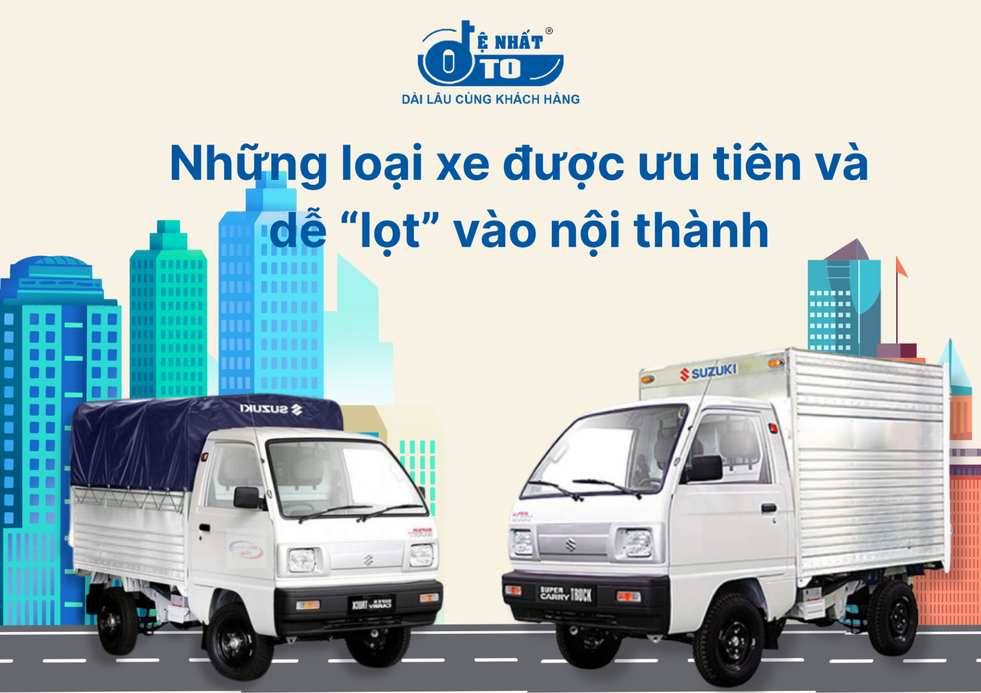 Hình minh họa những chiếc xe được phép lưu thông khi cấm giờ