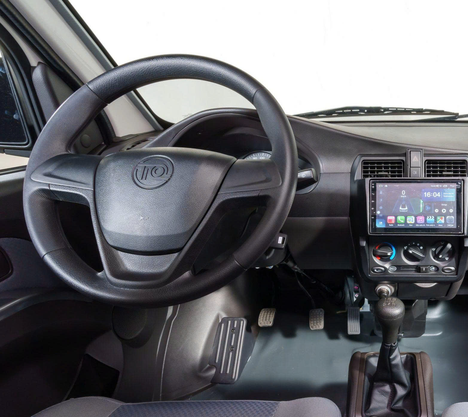 khu vực lái của xe
