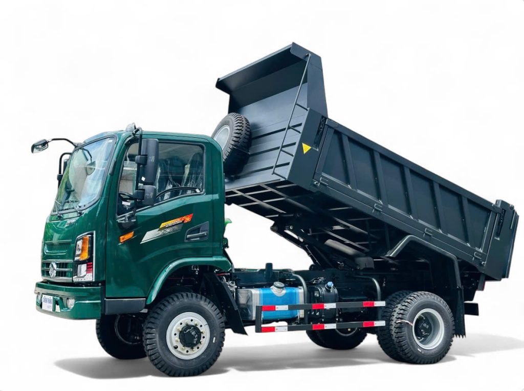 Xe tải tự đổ ben chiến thắng 7 tấn 2 cầu 