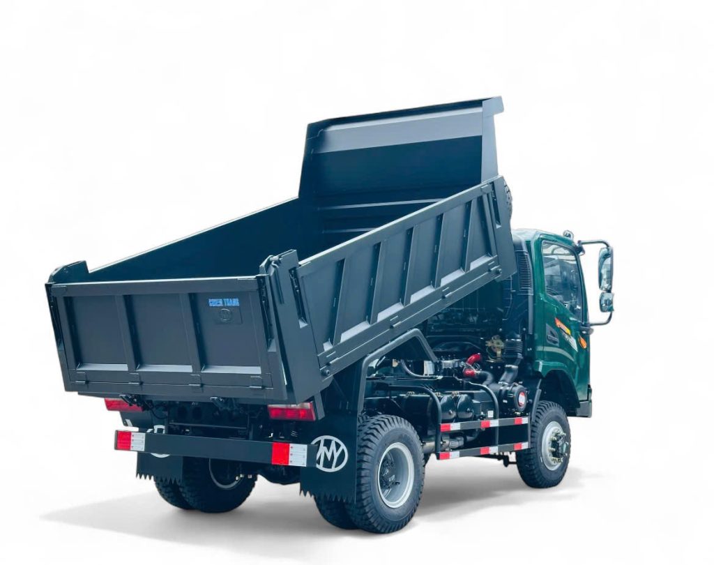 xe tải tự đổ ben chiến thắng 7 tấn 2 cầu 